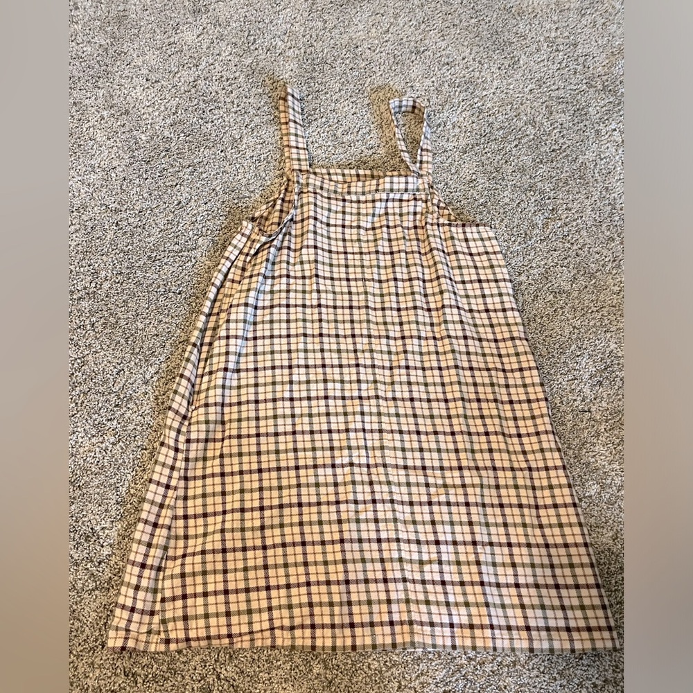 Plaid American Eagle smock dress